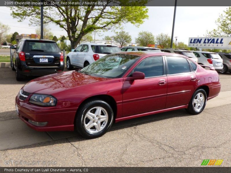 Sport Red Metallic / Neutral Beige 2005 Chevrolet Impala LS