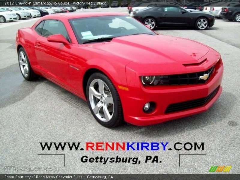 Victory Red / Black 2012 Chevrolet Camaro SS/RS Coupe