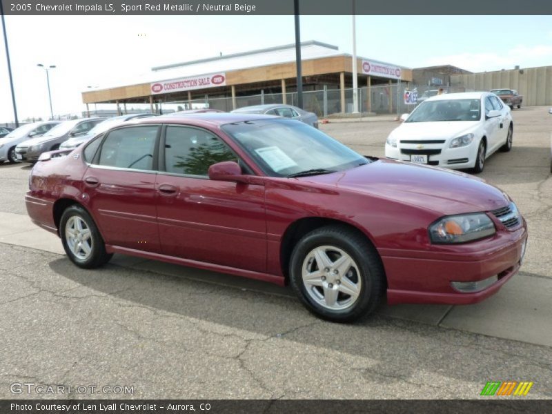 Sport Red Metallic / Neutral Beige 2005 Chevrolet Impala LS