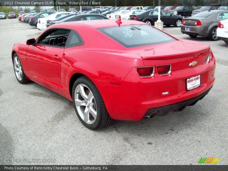 Victory Red / Black 2012 Chevrolet Camaro SS/RS Coupe
