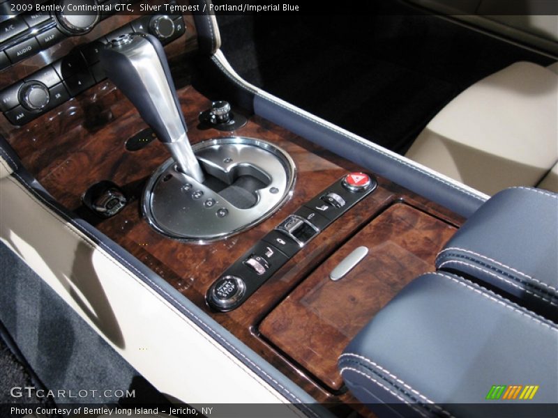 Silver Tempest / Portland/Imperial Blue 2009 Bentley Continental GTC