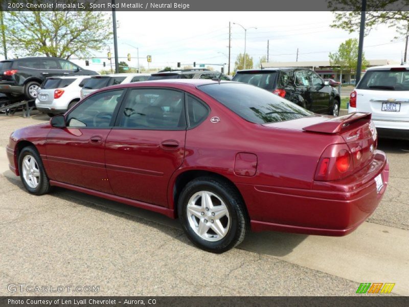 Sport Red Metallic / Neutral Beige 2005 Chevrolet Impala LS