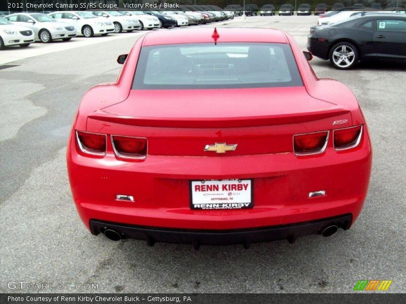 Victory Red / Black 2012 Chevrolet Camaro SS/RS Coupe