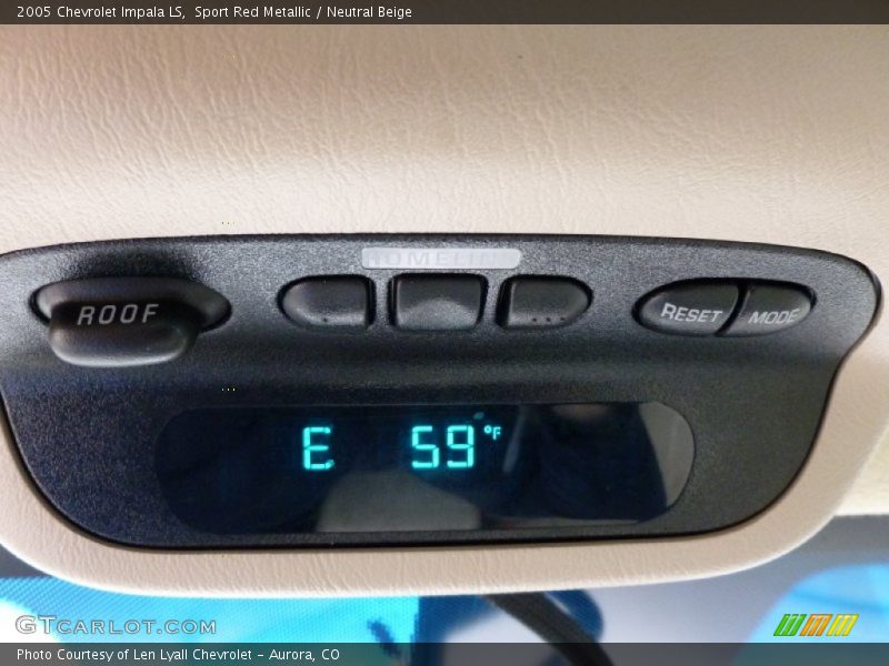 Sport Red Metallic / Neutral Beige 2005 Chevrolet Impala LS
