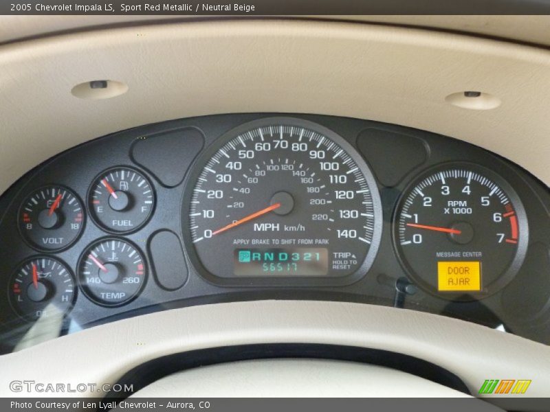 Sport Red Metallic / Neutral Beige 2005 Chevrolet Impala LS