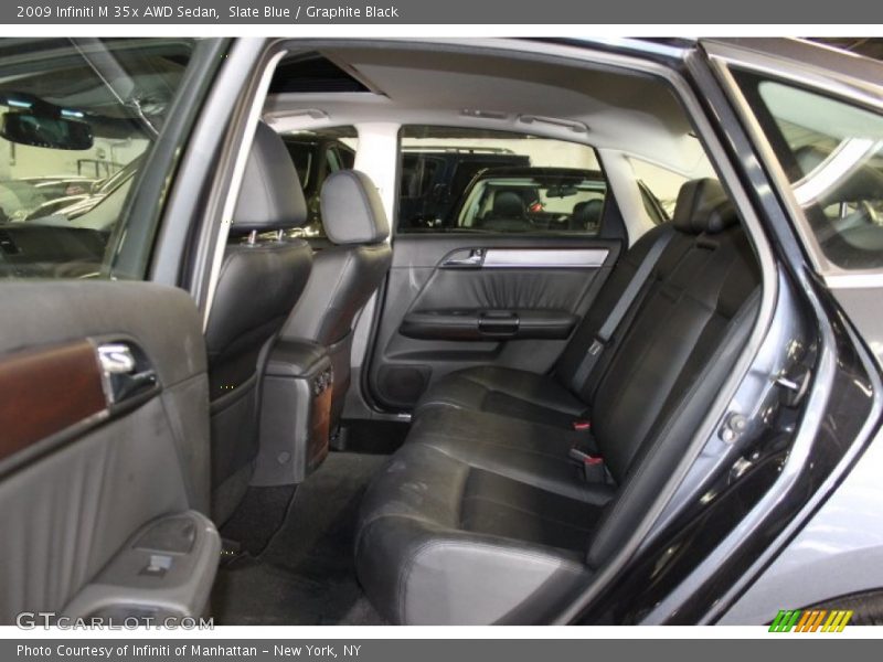 Slate Blue / Graphite Black 2009 Infiniti M 35x AWD Sedan