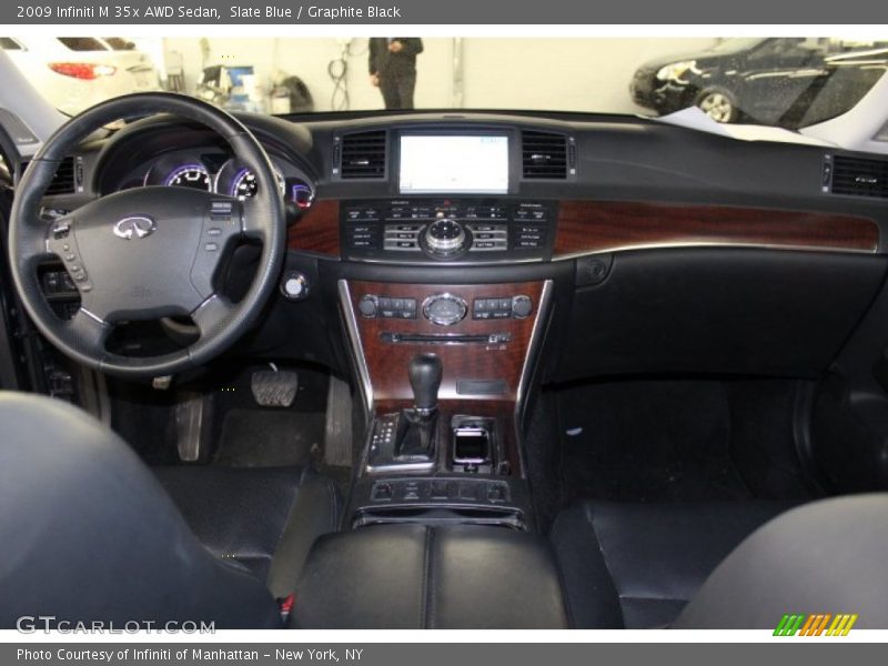 Slate Blue / Graphite Black 2009 Infiniti M 35x AWD Sedan