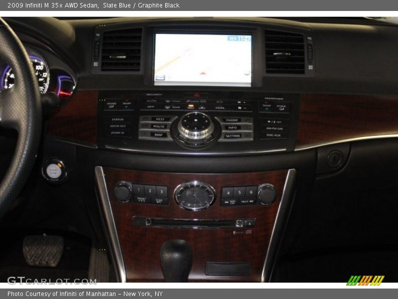 Slate Blue / Graphite Black 2009 Infiniti M 35x AWD Sedan