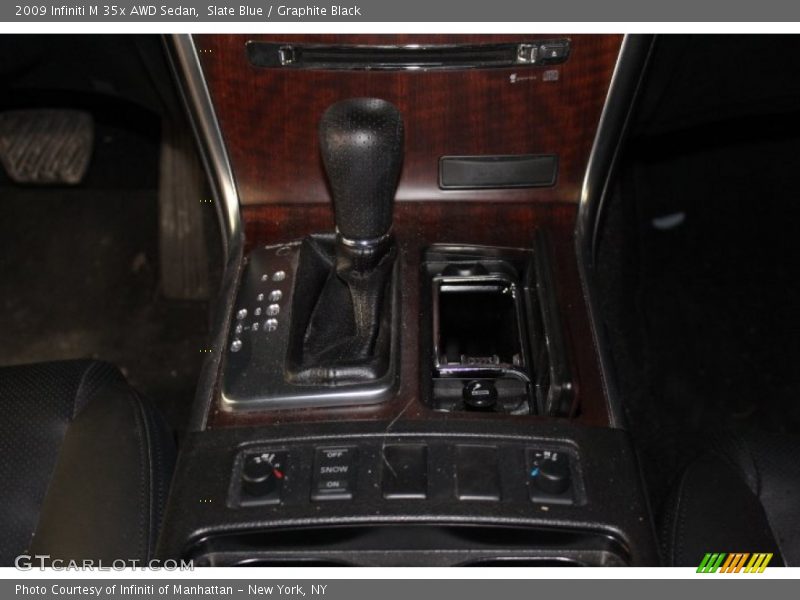 Slate Blue / Graphite Black 2009 Infiniti M 35x AWD Sedan