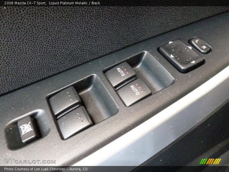 Liquid Platinum Metallic / Black 2008 Mazda CX-7 Sport