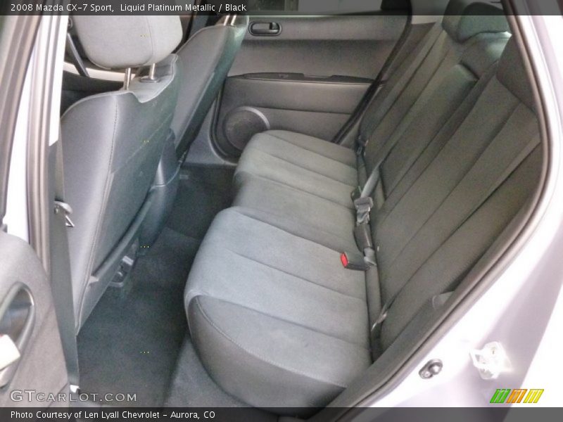 Liquid Platinum Metallic / Black 2008 Mazda CX-7 Sport