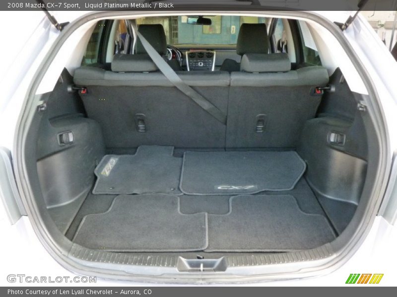 Liquid Platinum Metallic / Black 2008 Mazda CX-7 Sport