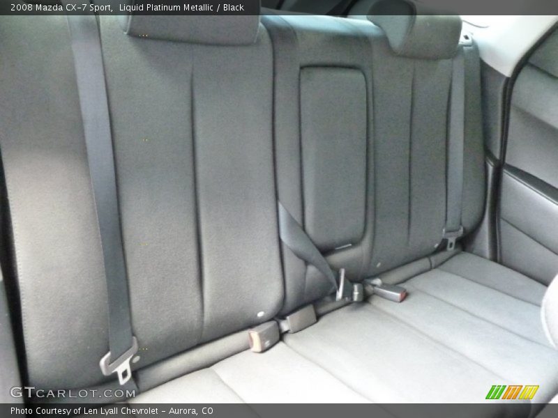 Liquid Platinum Metallic / Black 2008 Mazda CX-7 Sport