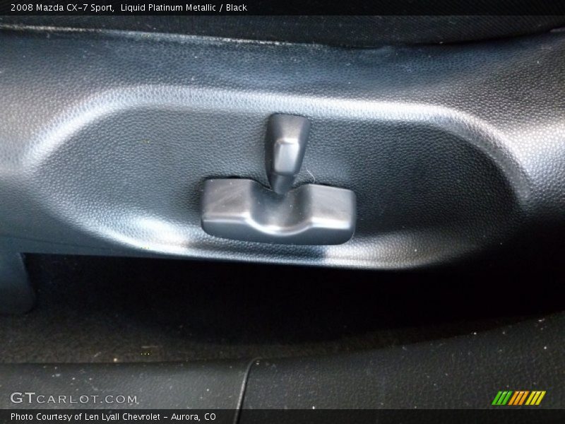 Liquid Platinum Metallic / Black 2008 Mazda CX-7 Sport