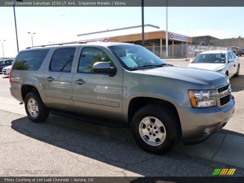 Graystone Metallic / Ebony 2008 Chevrolet Suburban 1500 LT 4x4