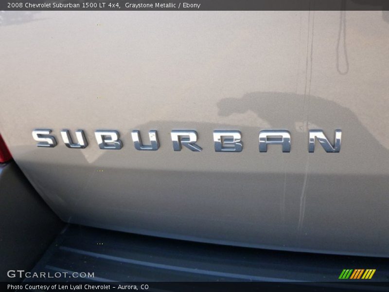 Graystone Metallic / Ebony 2008 Chevrolet Suburban 1500 LT 4x4
