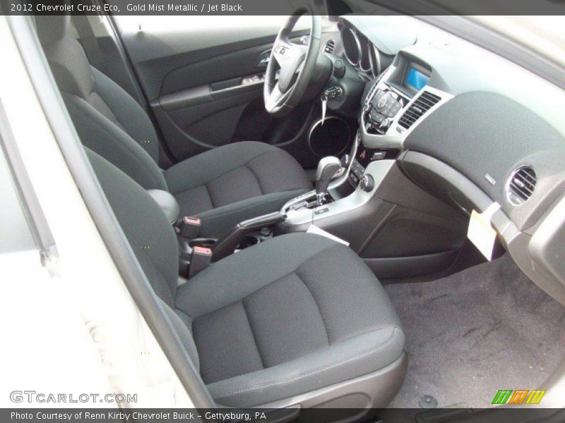Gold Mist Metallic / Jet Black 2012 Chevrolet Cruze Eco