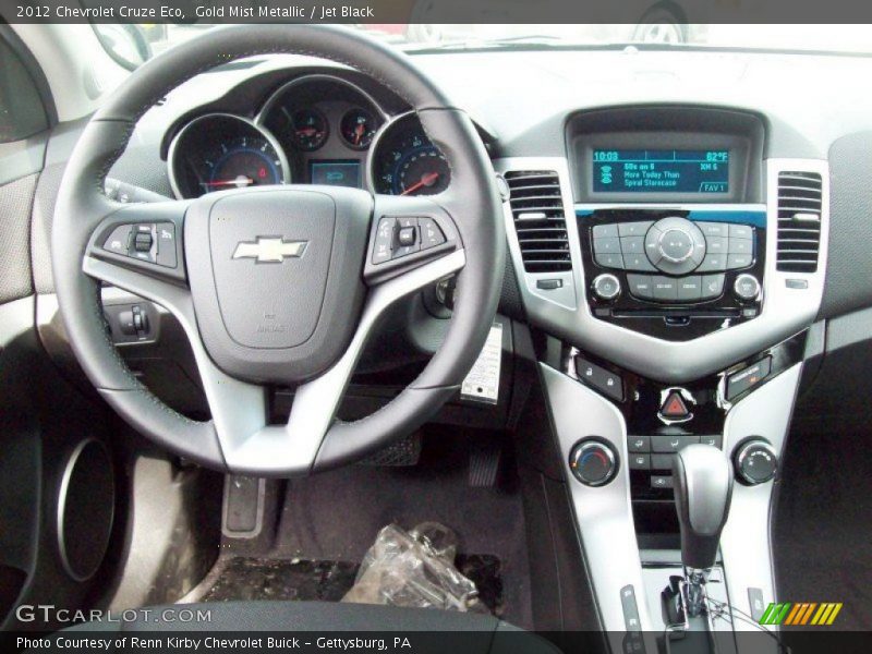 Gold Mist Metallic / Jet Black 2012 Chevrolet Cruze Eco