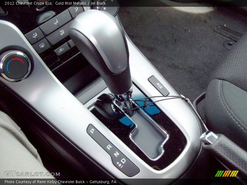Gold Mist Metallic / Jet Black 2012 Chevrolet Cruze Eco