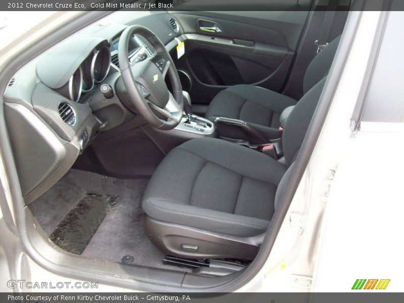 Gold Mist Metallic / Jet Black 2012 Chevrolet Cruze Eco