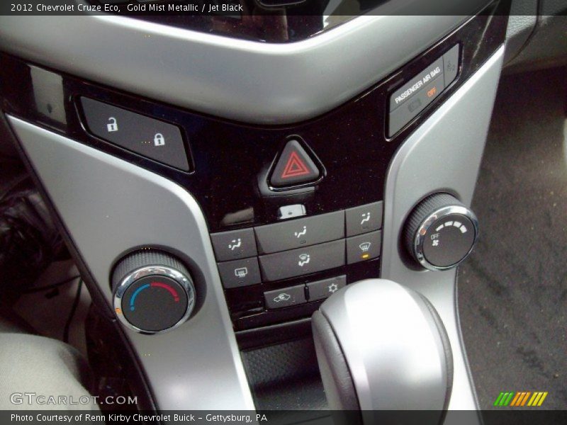 Gold Mist Metallic / Jet Black 2012 Chevrolet Cruze Eco