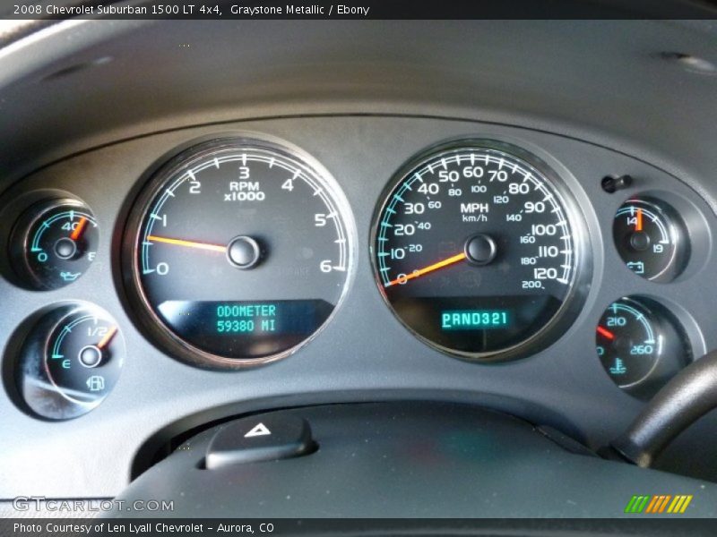 Graystone Metallic / Ebony 2008 Chevrolet Suburban 1500 LT 4x4