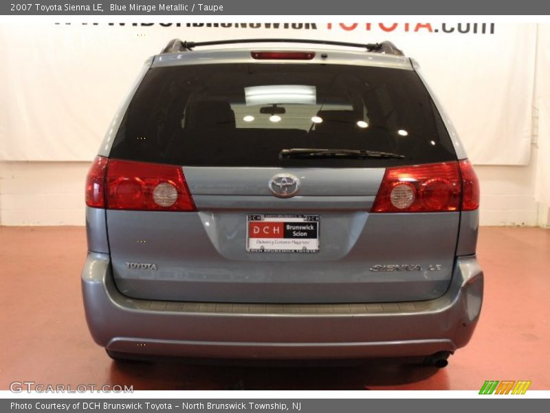 Blue Mirage Metallic / Taupe 2007 Toyota Sienna LE