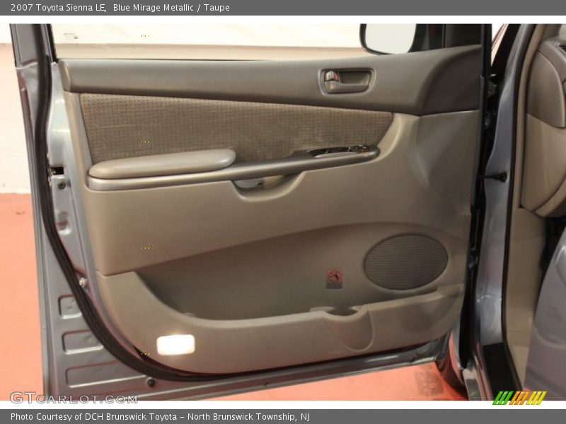 Blue Mirage Metallic / Taupe 2007 Toyota Sienna LE