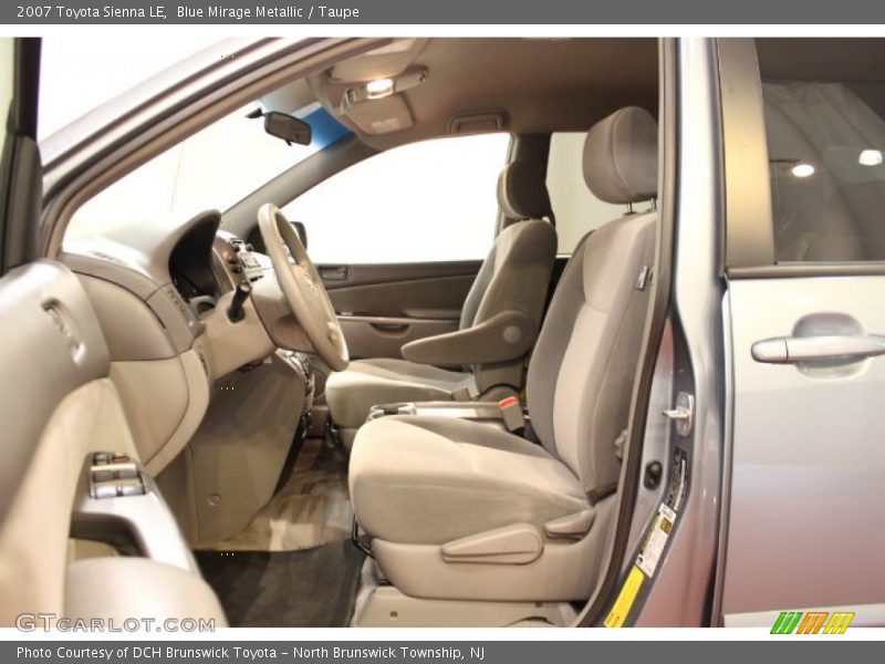 Blue Mirage Metallic / Taupe 2007 Toyota Sienna LE