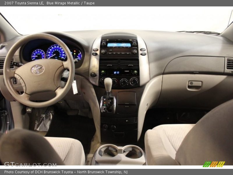 Blue Mirage Metallic / Taupe 2007 Toyota Sienna LE