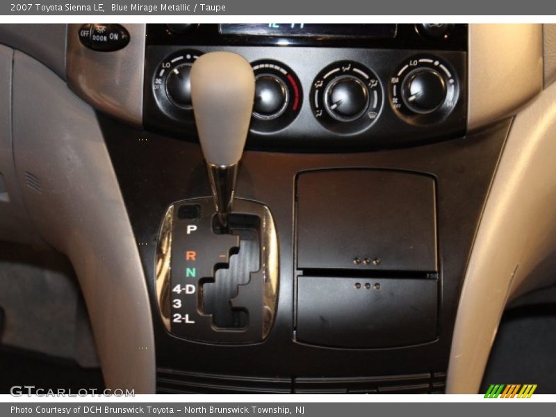 Blue Mirage Metallic / Taupe 2007 Toyota Sienna LE