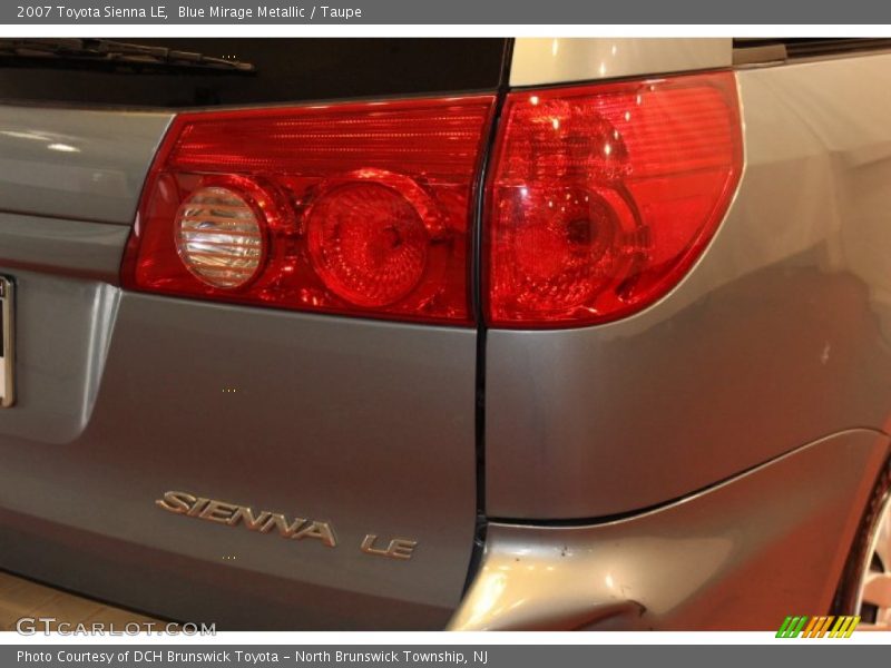 Blue Mirage Metallic / Taupe 2007 Toyota Sienna LE