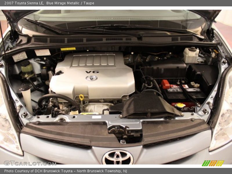 Blue Mirage Metallic / Taupe 2007 Toyota Sienna LE