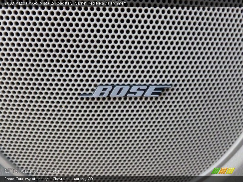 Garnet Red Mica / Parchment 2003 Mazda MX-5 Miata LS Roadster