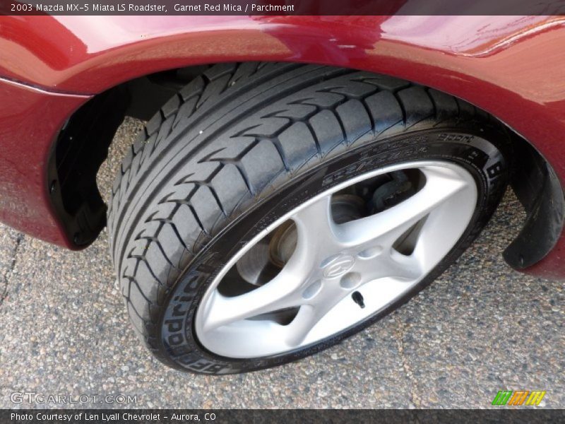 Garnet Red Mica / Parchment 2003 Mazda MX-5 Miata LS Roadster