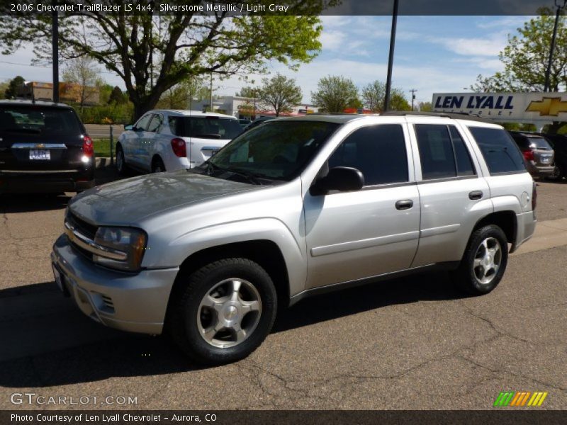 Silverstone Metallic / Light Gray 2006 Chevrolet TrailBlazer LS 4x4