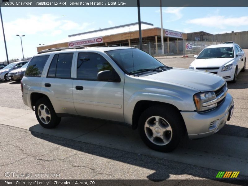 Silverstone Metallic / Light Gray 2006 Chevrolet TrailBlazer LS 4x4