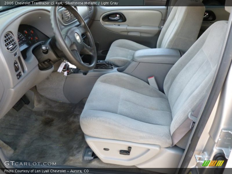 Silverstone Metallic / Light Gray 2006 Chevrolet TrailBlazer LS 4x4