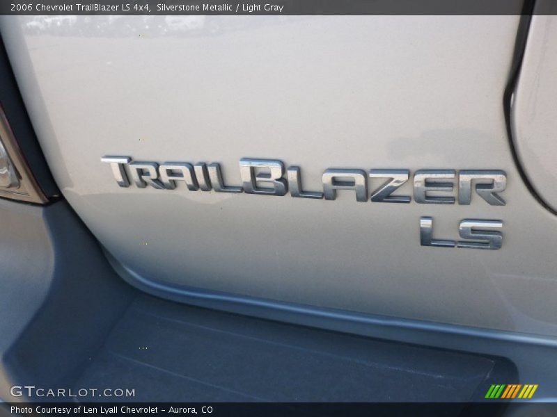 Silverstone Metallic / Light Gray 2006 Chevrolet TrailBlazer LS 4x4