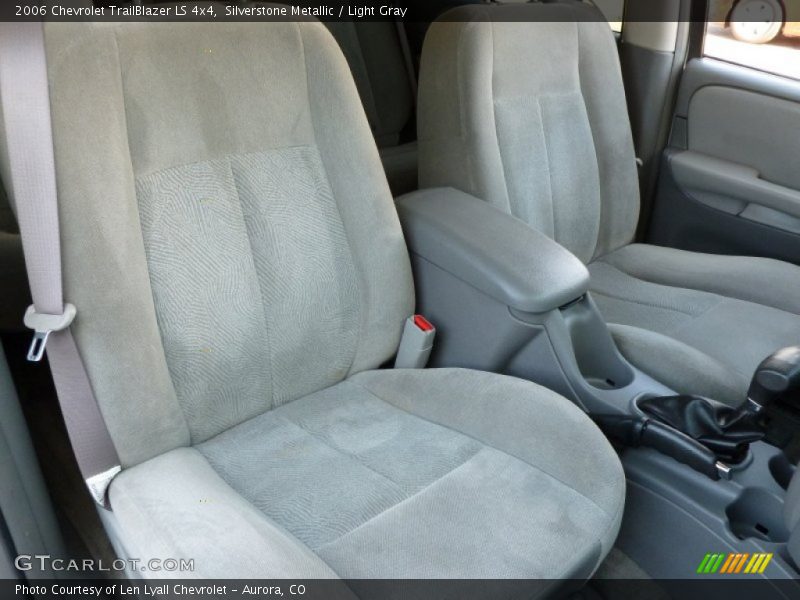 Silverstone Metallic / Light Gray 2006 Chevrolet TrailBlazer LS 4x4