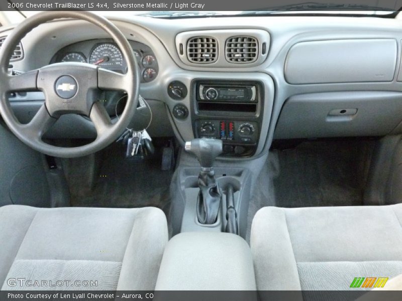 Silverstone Metallic / Light Gray 2006 Chevrolet TrailBlazer LS 4x4