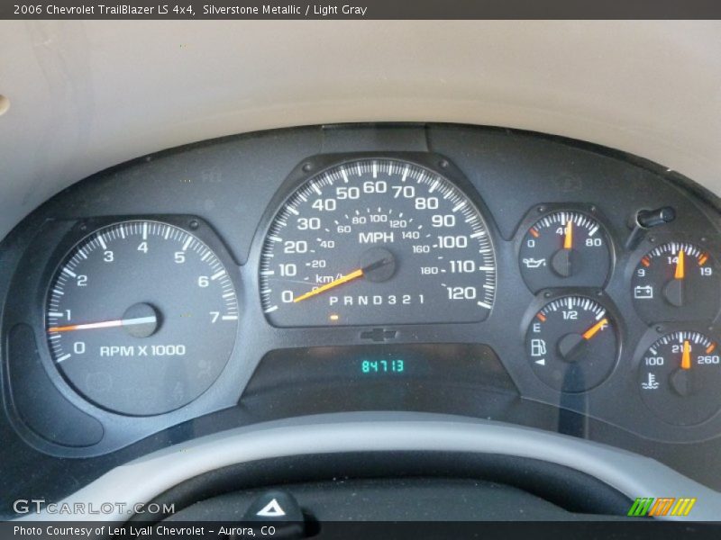 Silverstone Metallic / Light Gray 2006 Chevrolet TrailBlazer LS 4x4