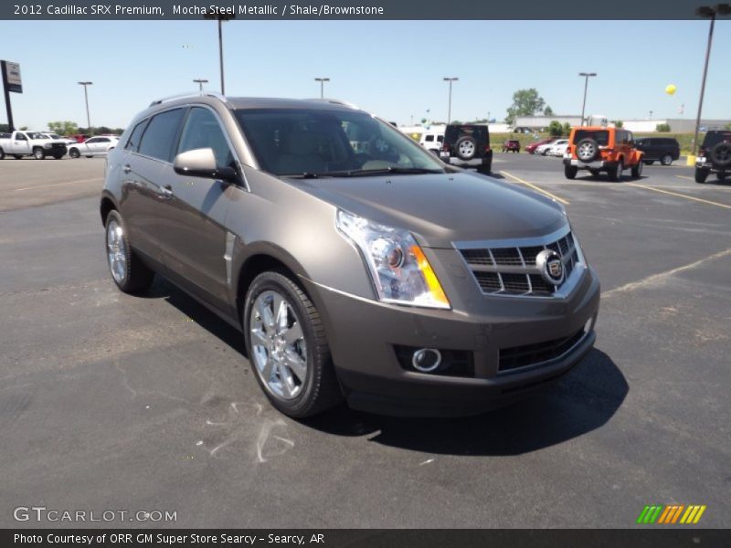 Mocha Steel Metallic / Shale/Brownstone 2012 Cadillac SRX Premium