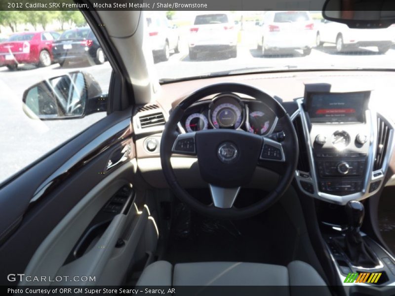 Mocha Steel Metallic / Shale/Brownstone 2012 Cadillac SRX Premium