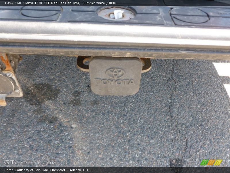 Summit White / Blue 1994 GMC Sierra 1500 SLE Regular Cab 4x4