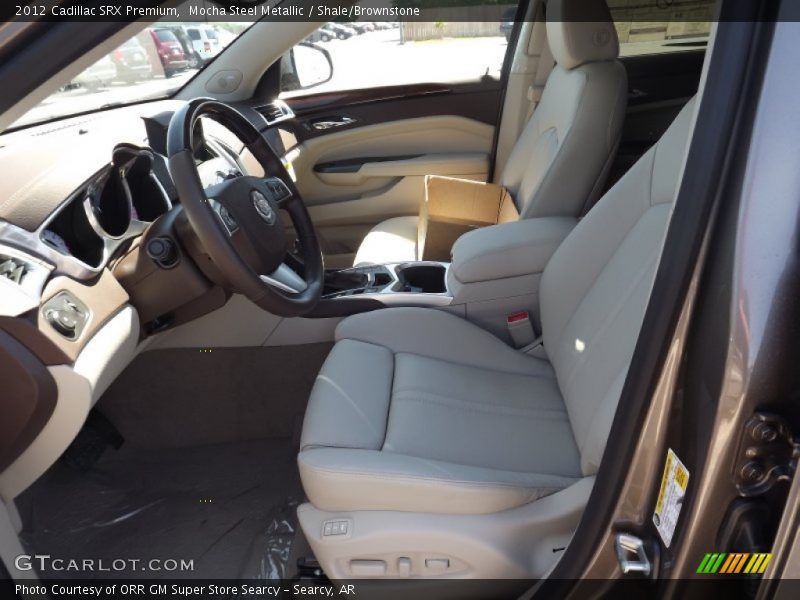 Mocha Steel Metallic / Shale/Brownstone 2012 Cadillac SRX Premium