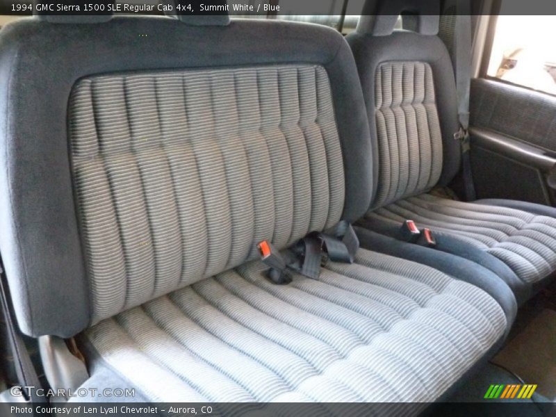 Summit White / Blue 1994 GMC Sierra 1500 SLE Regular Cab 4x4