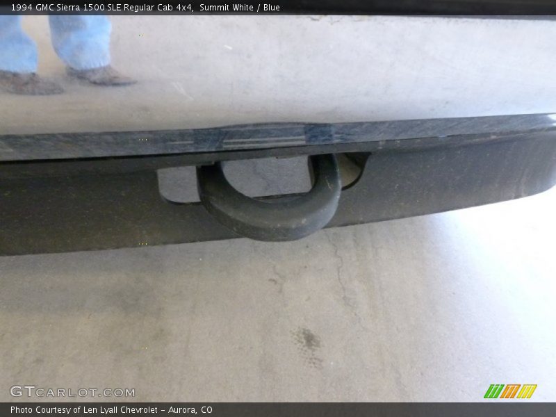 Summit White / Blue 1994 GMC Sierra 1500 SLE Regular Cab 4x4