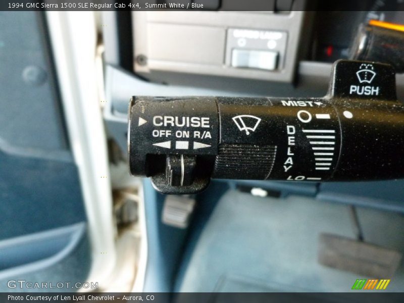 Summit White / Blue 1994 GMC Sierra 1500 SLE Regular Cab 4x4