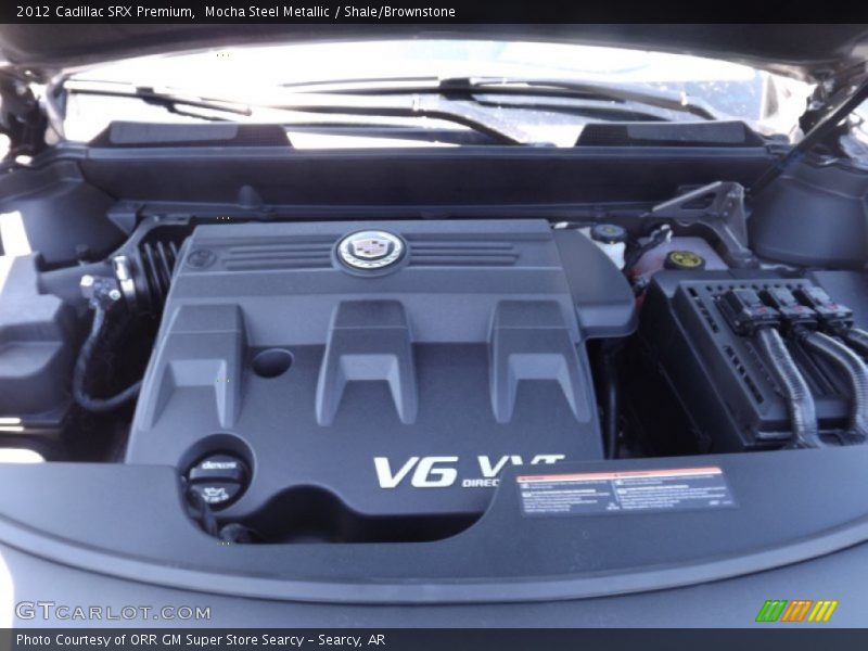Mocha Steel Metallic / Shale/Brownstone 2012 Cadillac SRX Premium